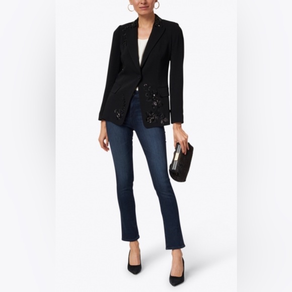 💕HOST PICK💕 HALSBROOK 🆕’Cambio’ Parla Dark Tenscel Stretch Skinny Jean. Sz14. - Picture 2 of 6